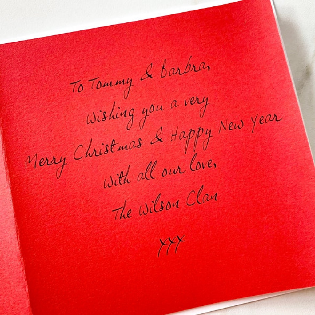 Personalised Present Christmas Card - Thumbnail 3